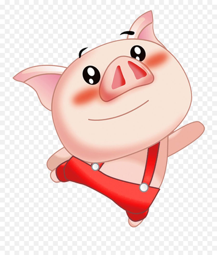 Cute Pig Animal Picsart Stickers - Heo Vàng D Thng Emoji,Cute Pig Emoji