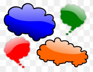 Comments Bubbles Speech Balloon Cartoon - Gambar Kartun Berpikir Png Emoji