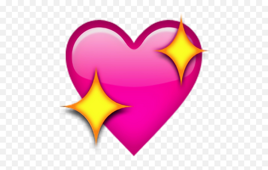 Sticker Enjoy Heart Iphone Heart Sparkles Shimmer - Heart Emoji Png,Broken Heart Emoji Png