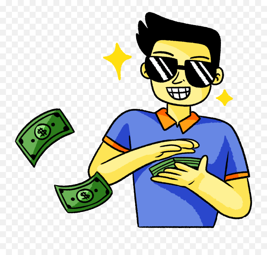 Animated Money Clipart Gif - Animated Money Gif Clipart Emoji,Make It Rain Emoj...