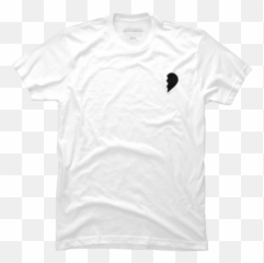 Logo Chest Dual Happy Sad Face Emoji T Shirt By Josan Design,Emoji Tees