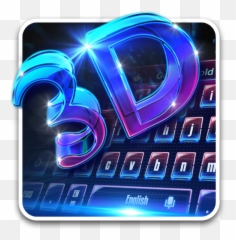3d Laser Science Keyboard - Emoji