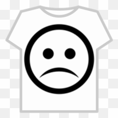 Sad Face Emoticon - Sad T Shirt Roblox Emoji,Face Emoticon
