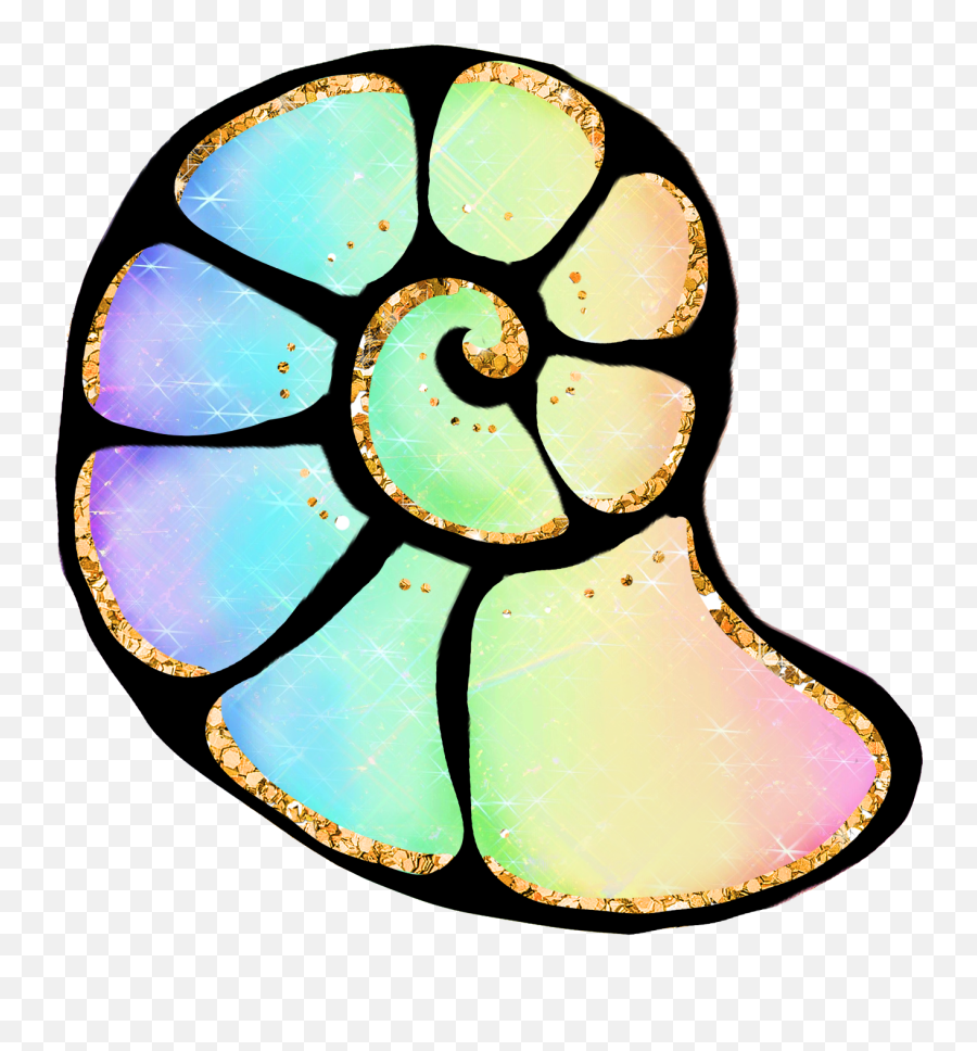 Shell Rainbow Underthesea Swim Sticker By Stacey4790 - Lovely Emoji,Swimming Emoji