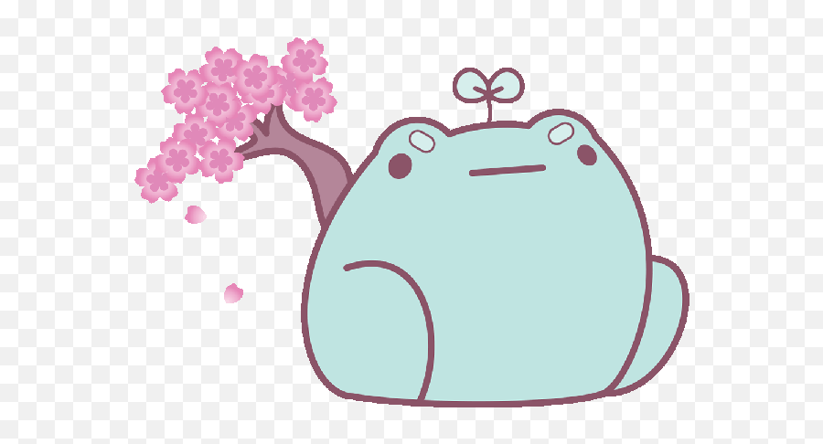 Space Crush Kawaii Flower - Cloudygif Sakura Cherry Blossom Gif Emoji,Flower Emoji Copy And Paste