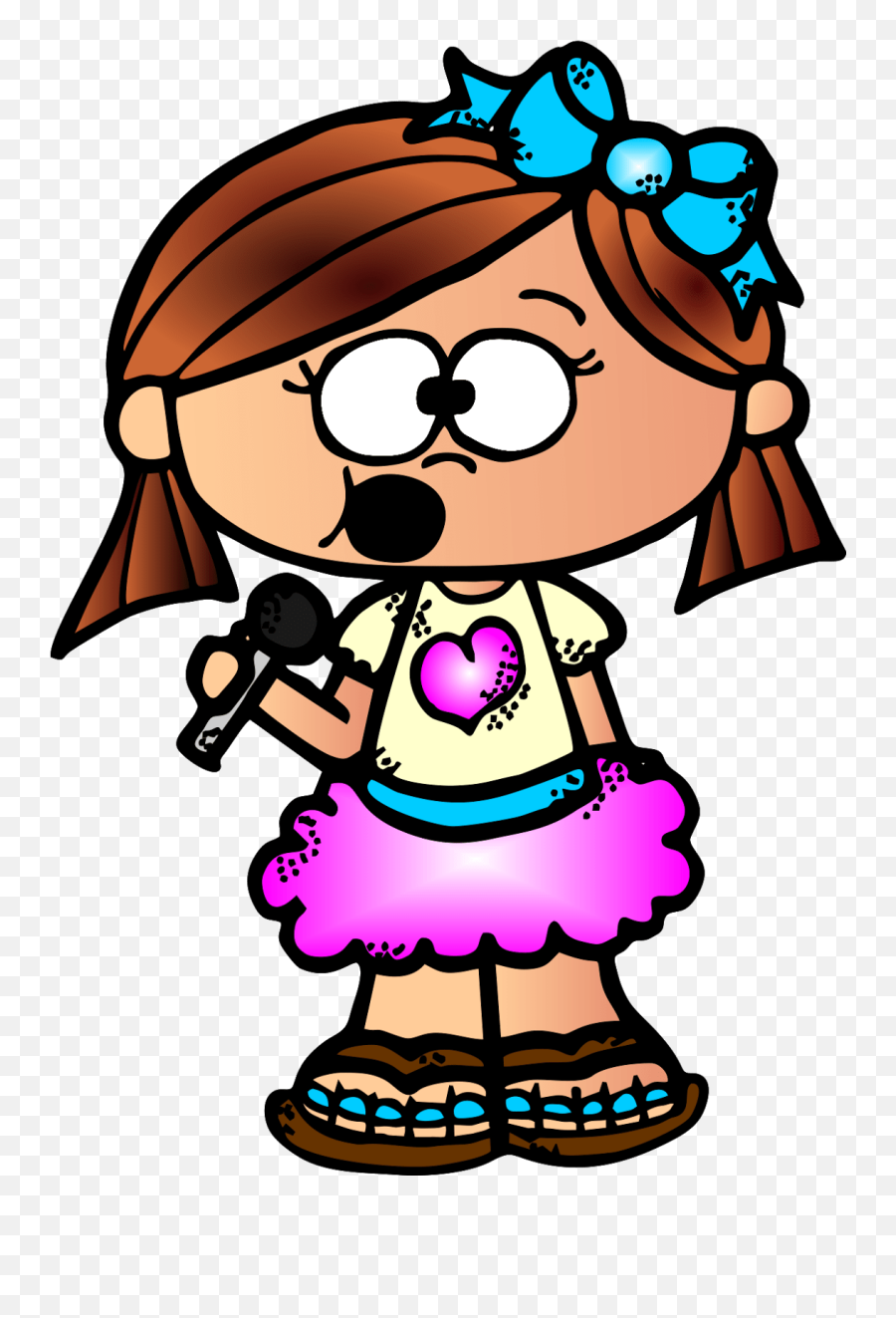 Girl Clipart - Png Download Full Size Clipart 5734334 Cute Girl Clipart Emoji,Dancing Girls Emoji