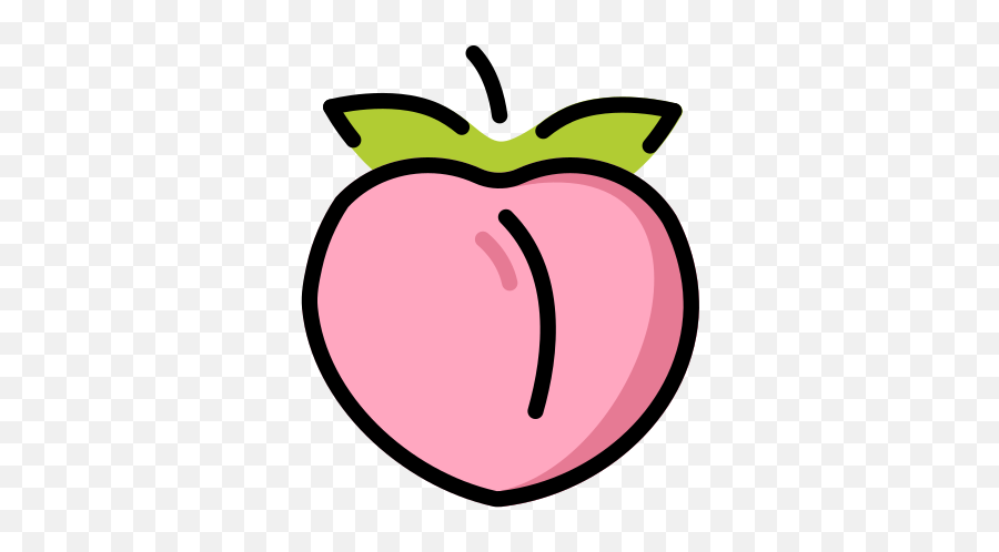 Peach Emoji - Peche Emoji,Emoji Peach