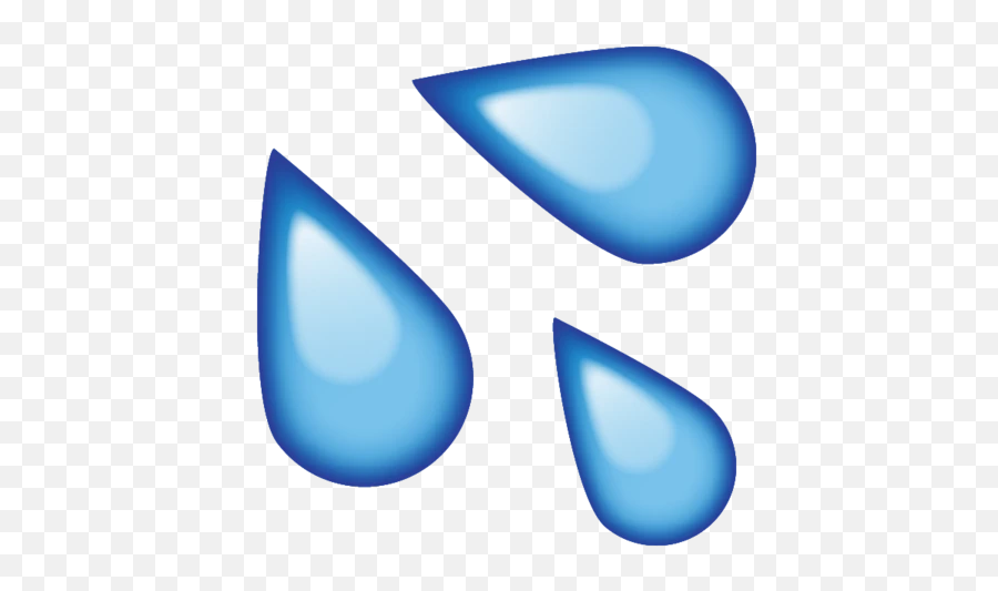Sweat Water Emoji - Water Emoji,Sweat Drop Emoji