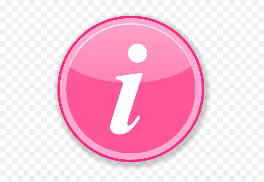 Information Pink - Info Icon Pink Png Emoji,I Dont Know Emoji