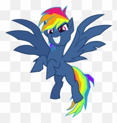 Rainbow Dash Destroyer Of Pies Or Super - Mlp Super Rainbow Dash Emoji,Dio Emoji