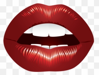 Vector Secret Emoji Picture - Transparent Cartoon Lips