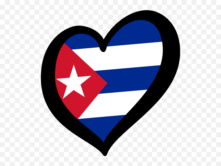 Eurocuba - Puerto Rico Heart Flag Png Emoji,Cuban Flag Emoji