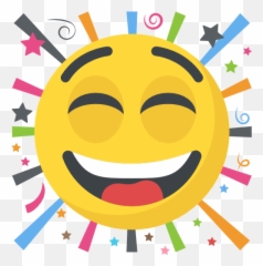 Emoticon Library At Getdrawings - Happy New Years Banner Clip Art Emoji,Excited Emoticon