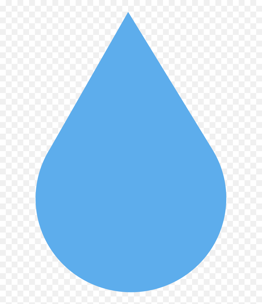 Twemoji2 1f4a7 - Blue Drop Of Water Emoji,Kawaii Emoji