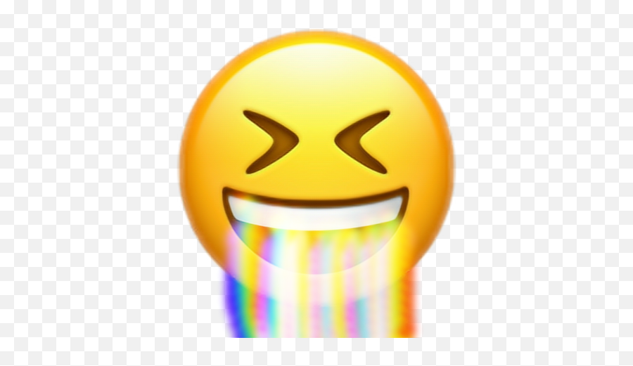 Edit Vomito Stickers - Smiling Face With Open Mouth And Closed Eyes Emoji,Emoticon Vomitando