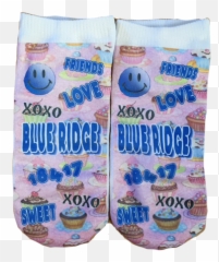 Cupcakes Pink Background Socks - Cotton Emoji,Emoji Cupcakes