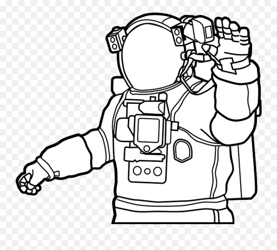 Kostenlose Vektorgrafik Raumanzug Astronaut Helm - Astronaut Drawing Of A Space Suit Emoji,Astronaut Emoji
