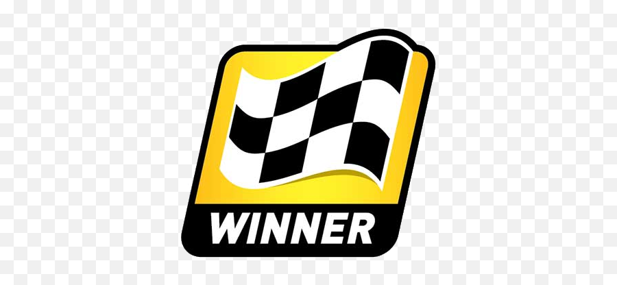 Winner Yellow Checkeredflag Checkerflag Checker Checker - Nascar Winners Stickers Emoji,Checkered Flag Emoji