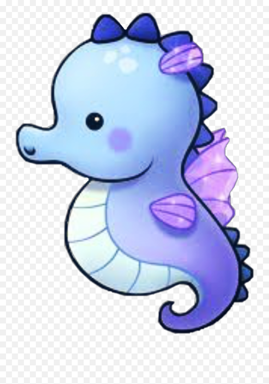 Seahorse Freetoedit Freetoedit - Dolphin Adorable Clipart Emoji,Seahorse Emoji