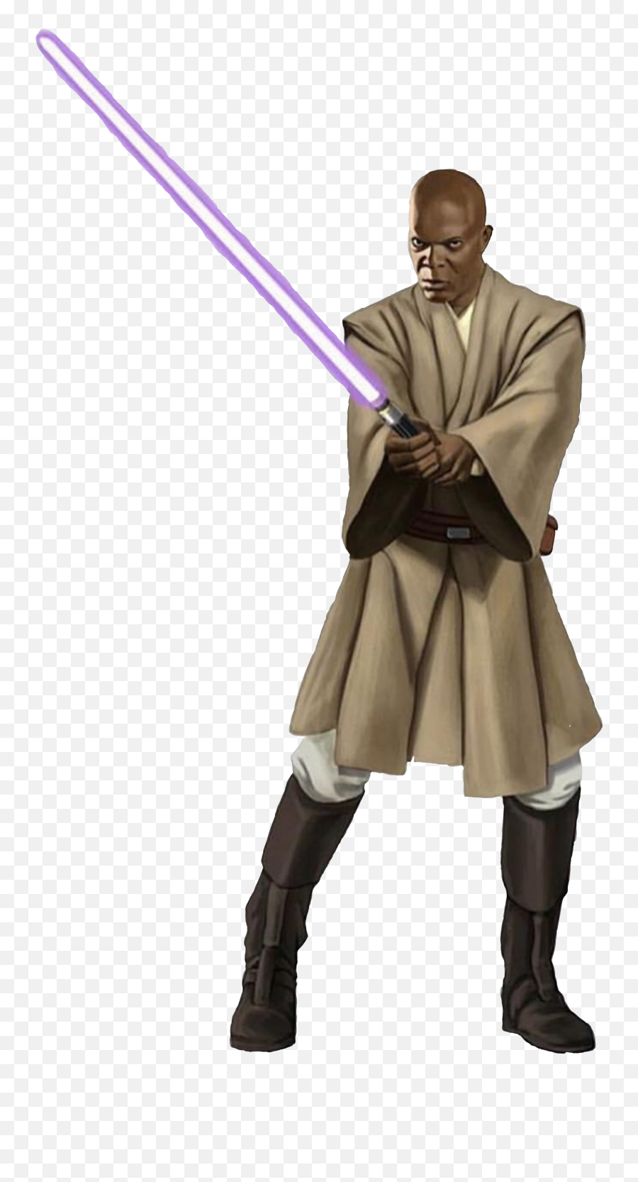 Starwars Jedi Jediknight Lightsaber Macewindu - Star Wars Mace Windu Png Emoji,Jedi Emoji