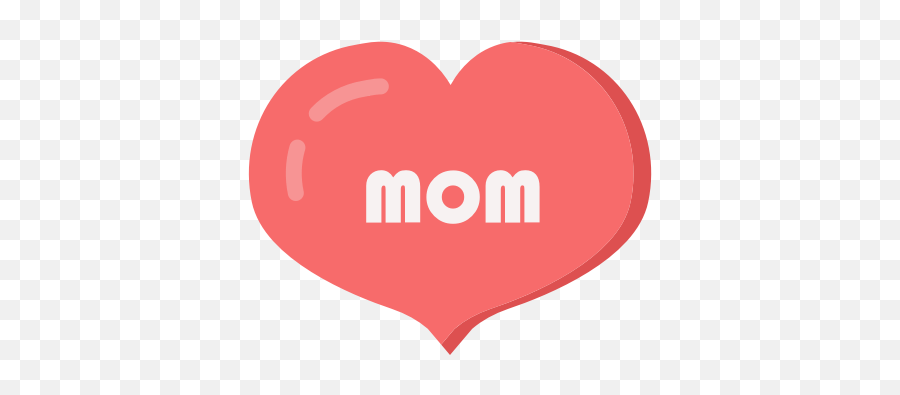 Big Heart Mothers Day Mothers Day Icon - Day Icon Png Emoji,Mothers Day Emoji