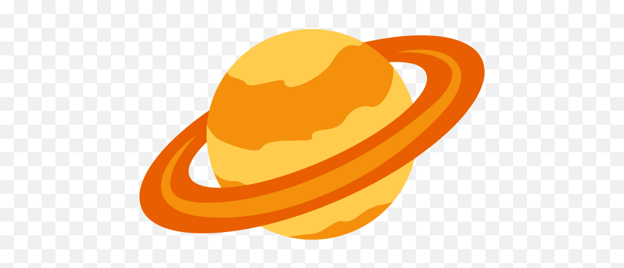 Ringed Planet Emoji - Planet Emoji,Saturn Emoji