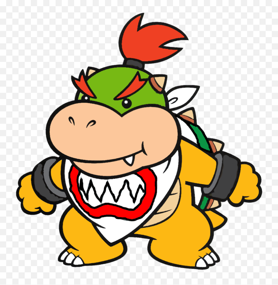 Bowser Jr Clipart - Bowser Jr Mario Emoji,Bowser Emoji