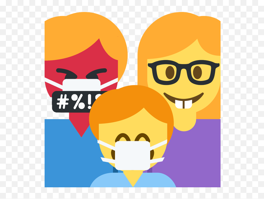 Emoji Face Mashup Bot On Twitter Family Face - Cartoon,Nerd In Emoji