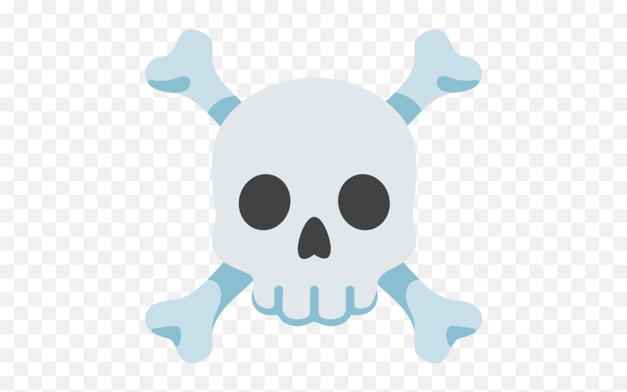 Skull And Crossbones Emoji - Skull,Cross Bones Emoji