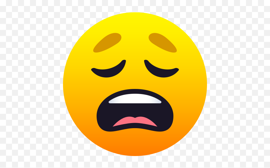 Emoji Face Tired To - Weary Emoji Gif,Weary Emoji