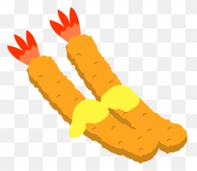 Fried Prawn Clipart - Carrot Emoji
