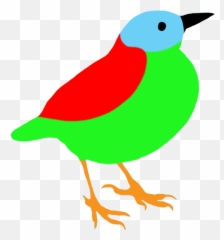 Red Clipart Cardinal Red Cardinal - Coulourful Bird Clipart Emoji,Cardinal Bird Emoji
