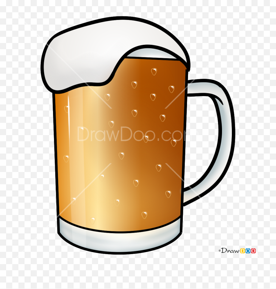 How To Draw Beer Coctails - Beer Glassware Emoji,Beer Moon Emoji