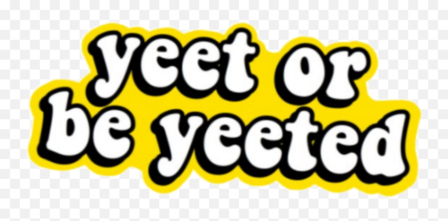 Yeet Meme Memes Yellow Sticker - Dot Emoji,Yeet Emoji Meme