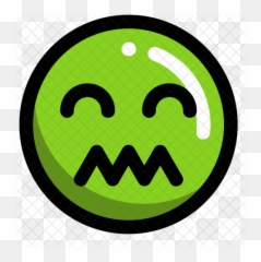 Confused Emoji Icon - Illustration