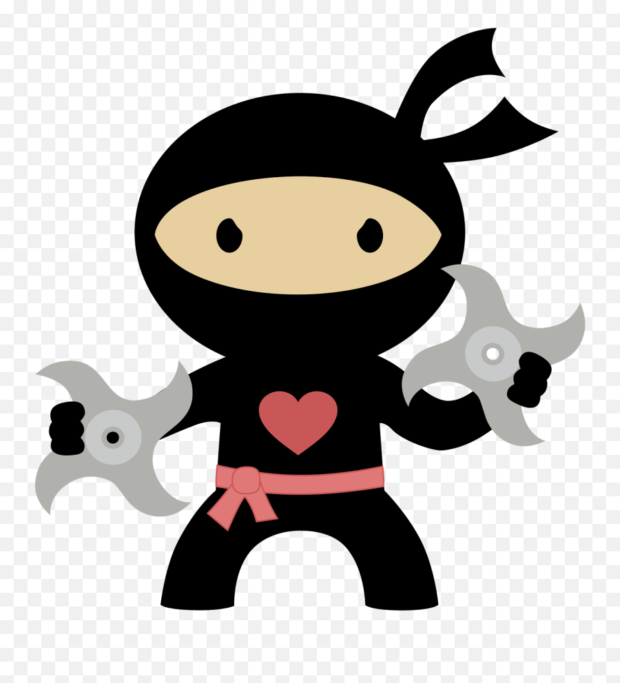 Ninja Clipart Moving Ninja Moving - Ninja Clipart Png Emoji,Ninja Cat Emoji
