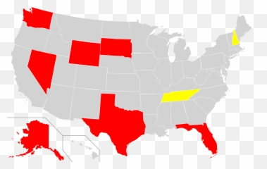 State Income Tax - States With No Emoji