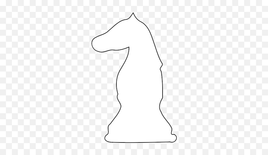 White Knight Chess Piece - Chess Emoji,Chess King Emoji