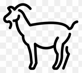Openmoji - Goat Emoji,Goat Emoji