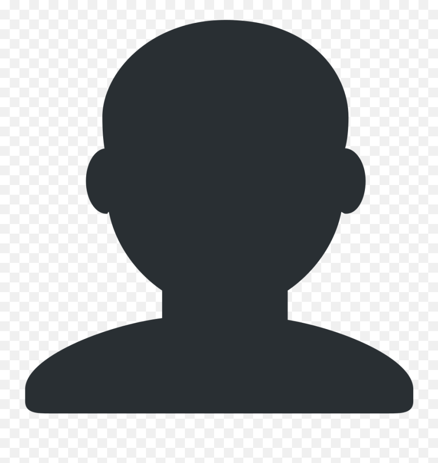 Twemoji 1f464 - Bust In Silhouette Emoji,Ginger Emoji