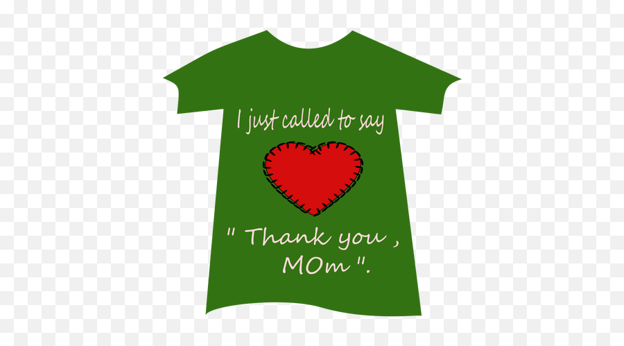 Thank You Mom Shirt - Love Emoji,Clover And Star Emoji