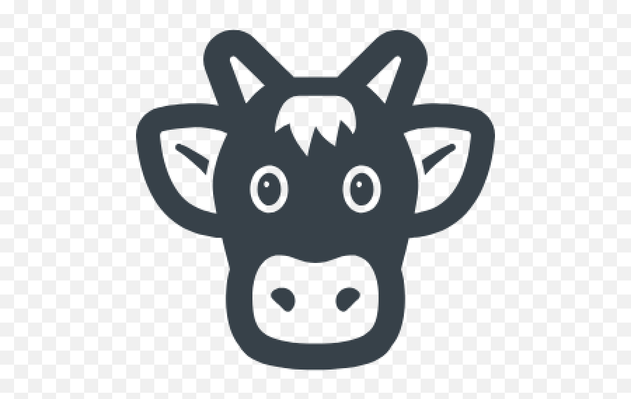 Cow Face Png Picture - Cartoon Emoji,Cow And Face Emoji