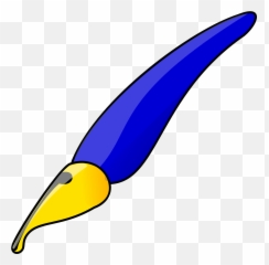 Pen Ink Calligraphy Handwriting - Pen Clip Art Emoji,Ink Pen Emoji