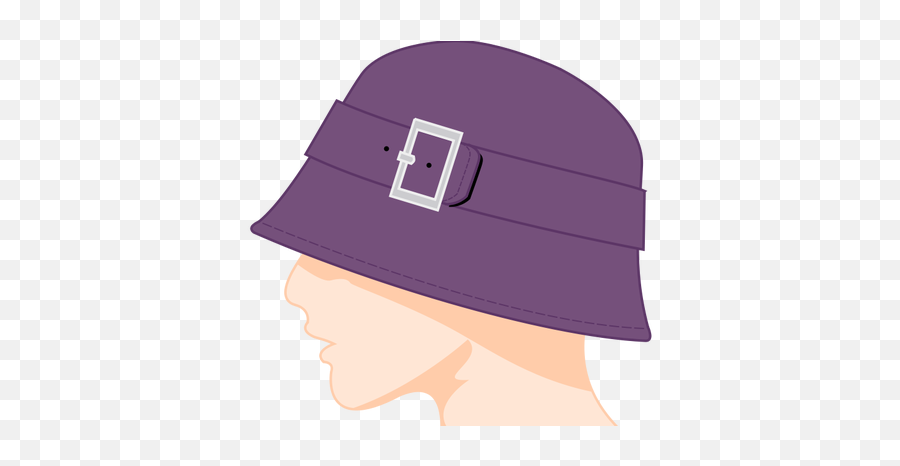 Female Bell Hat Vector Image - Topi Png Vector Emoji,Sombrero Hat Emoji