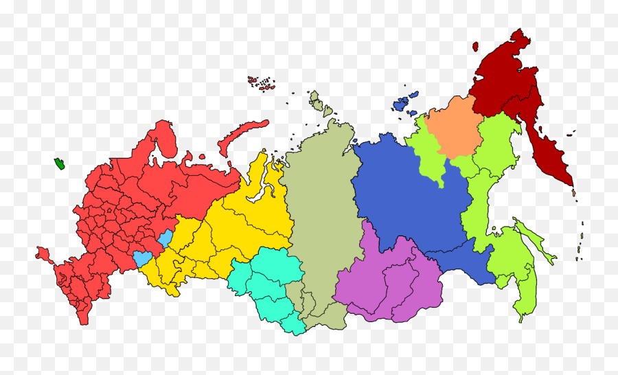 Map Of Russia - Russia Time Zones Emoji,Bang Emoji