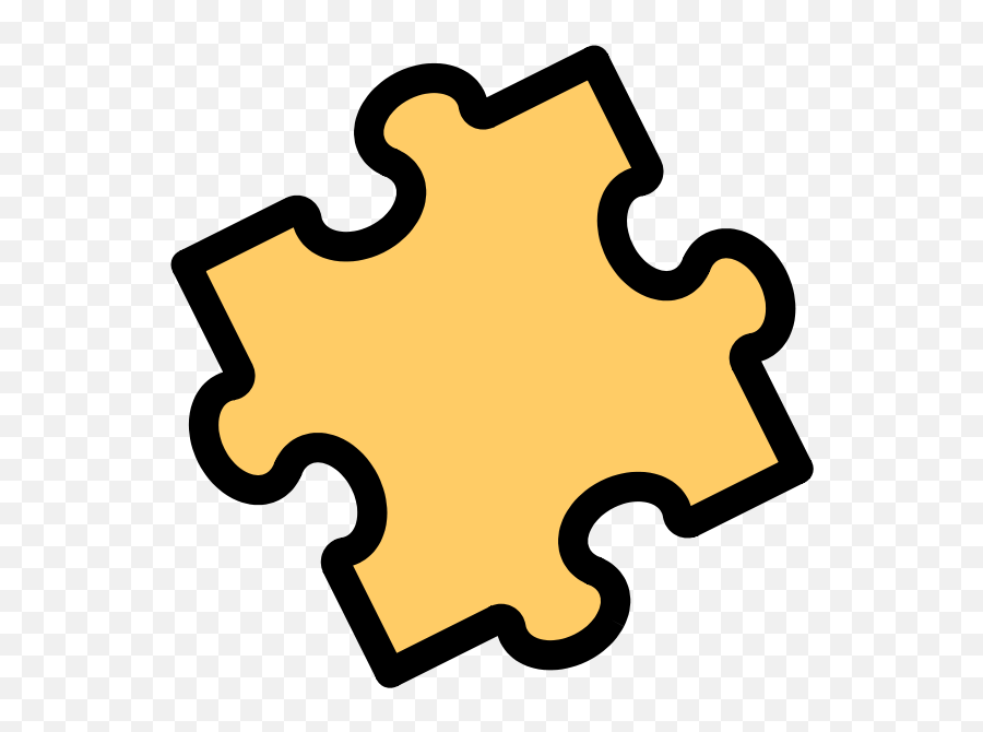 Puzzle Piece Clipart Look At Clip Art - Autism Yellow Puzzle Piece Emoji,Autism Puzzle Piece Emoji