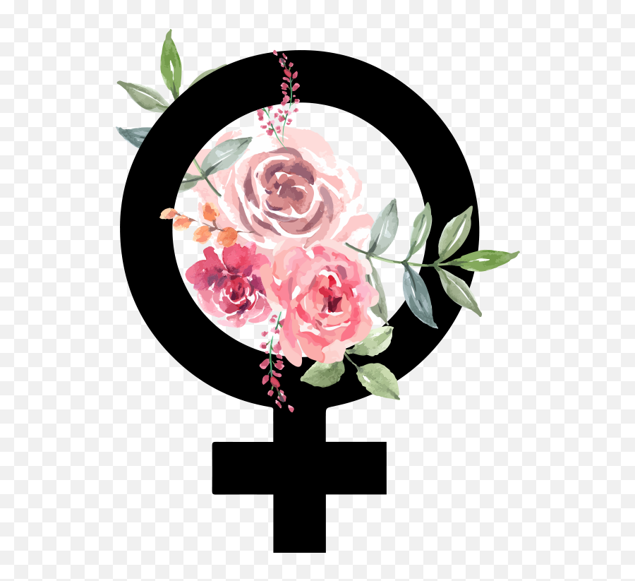 Female Symbol Emoji Sticker - Tenstickers Female Symbol Flower Png,Toilet Emoji