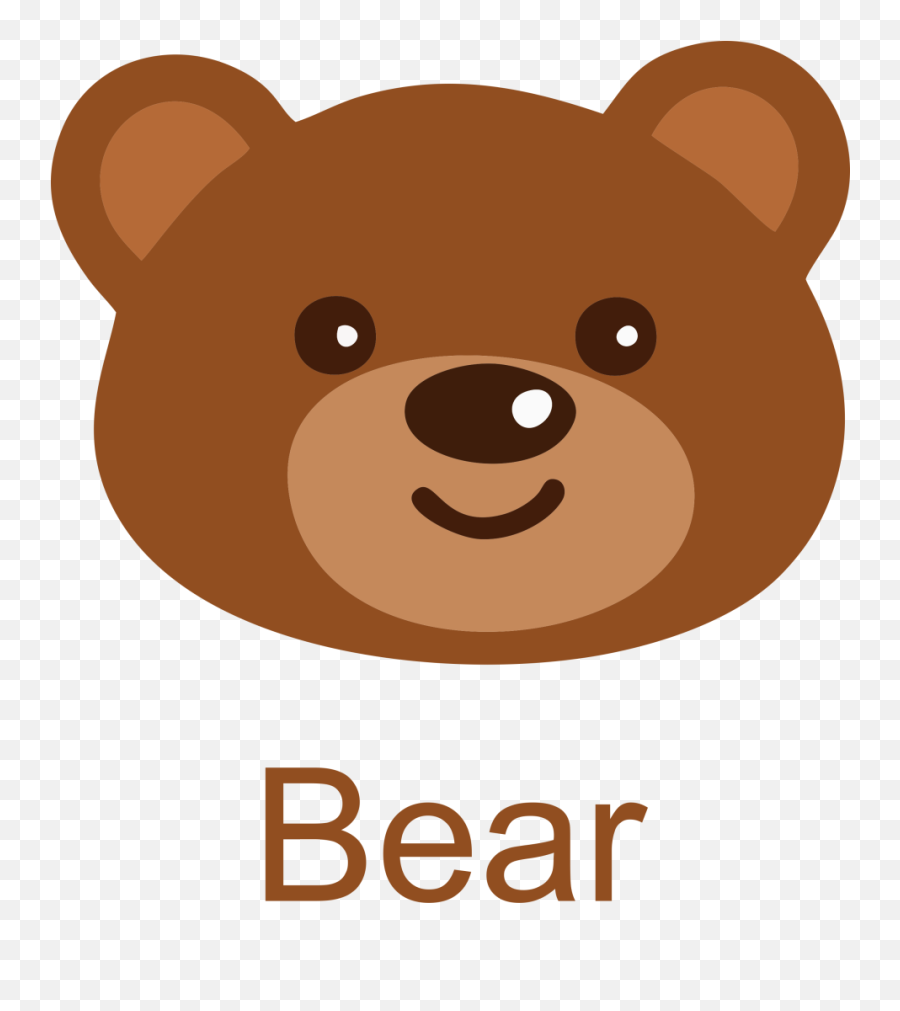 Bears Face Clipart - Teddy Bear Face Clipart Emoji,Teddy Bear Emojis