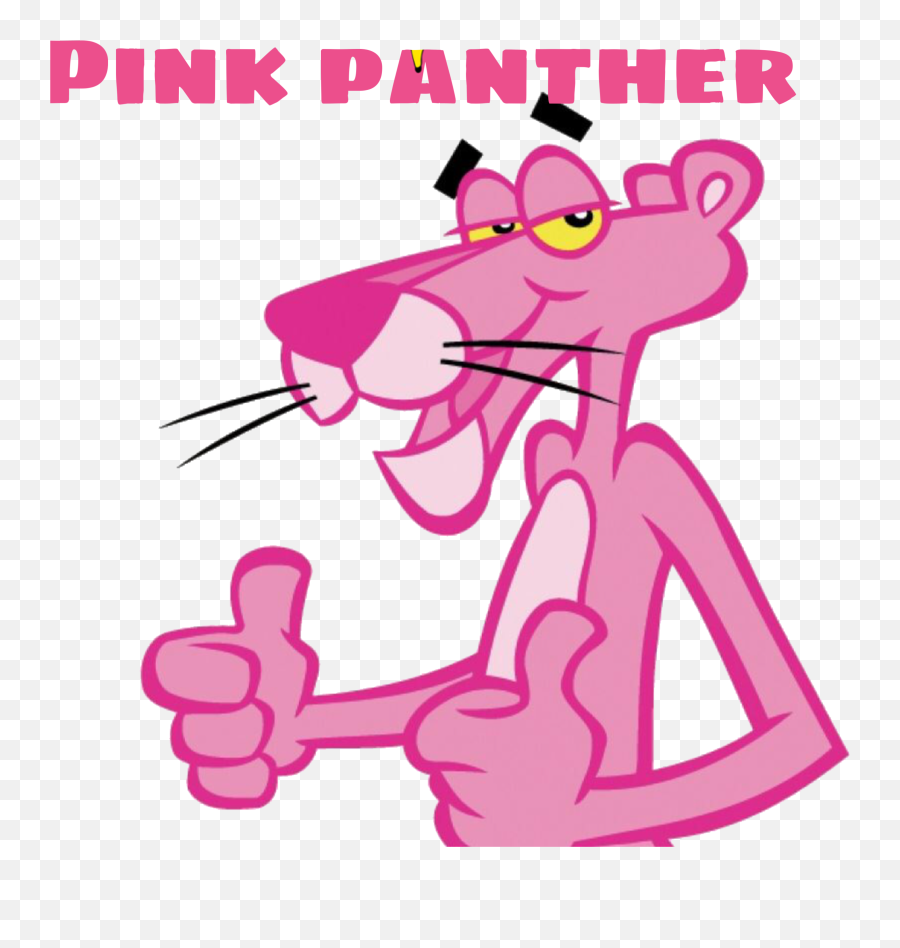 Pink Panther Stickers - Pink Panther Thumbs Up Emoji,Panther Emoji