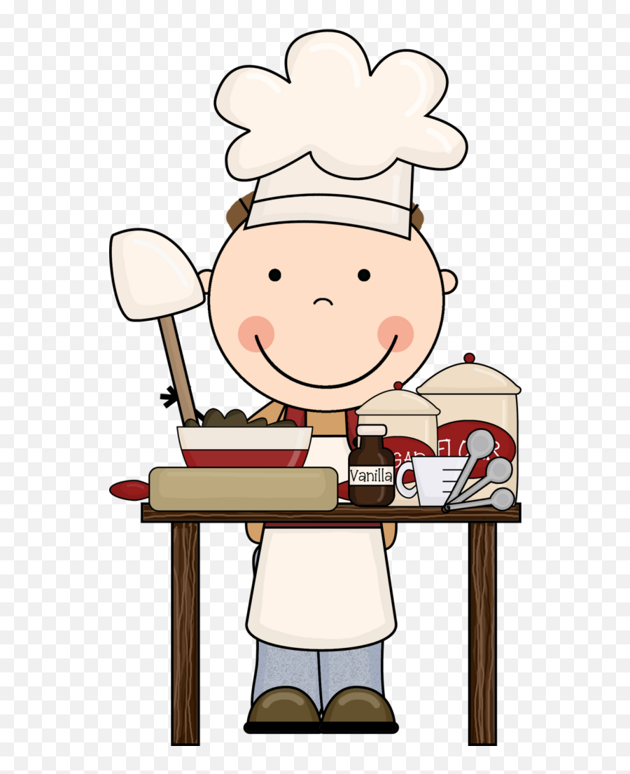 Cooking Clipart Free - Child Baking Clip Art Emoji,Moogle Emoji